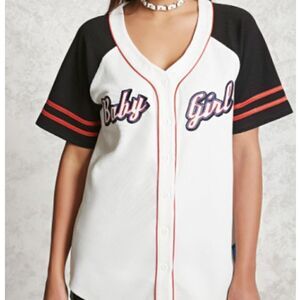 Forever 21 Baby Girl Print Faux Jersey